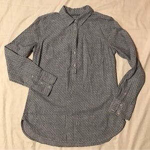 Merona Gray Button Up Tunic